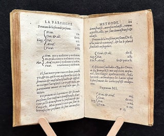 La Parfaicte methode pour entendre, escrire, et parler la langue Espagnole. Paris: Matthieu Guillemot, 1596.