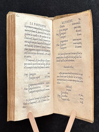 La Parfaicte methode pour entendre, escrire, et parler la langue Espagnole. Paris: Matthieu Guillemot, 1596.