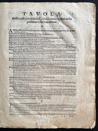 Dechiaratione Della Vera Quantita Del Soldo. Pavia: Giovanni Magri, 1637.